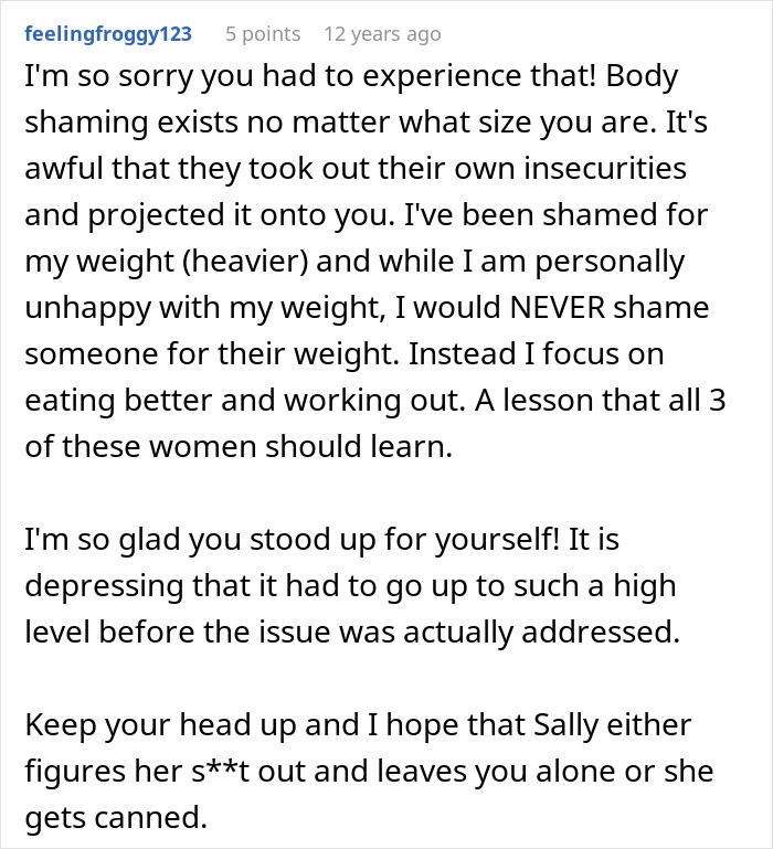 Woman Gets Bullied At Work Over Her Body, HR’s Response Leaves Her Completely Stunned Woman Gets Bullied At Work Over Her Body, HR’s Response Leaves Her Completely Stunned