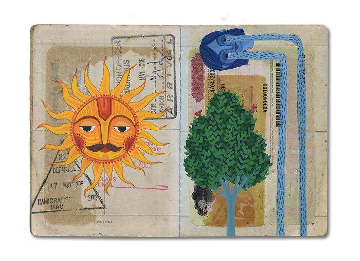 This Artist Transformed Her Late Father’s Passport Into A Beautiful Memory Capsule (16 Pics) This Artist Transformed Her Late Father’s Passport Into A Beautiful Memory Capsule (16 Pics)
