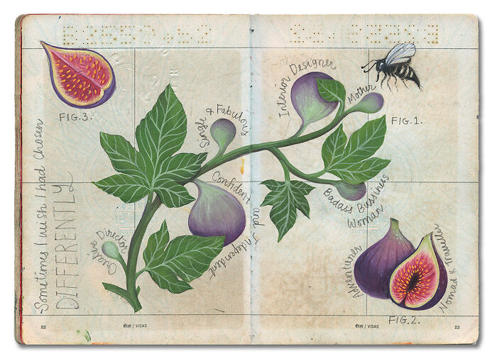 This Artist Transformed Her Late Father’s Passport Into A Beautiful Memory Capsule (16 Pics) This Artist Transformed Her Late Father’s Passport Into A Beautiful Memory Capsule (16 Pics)