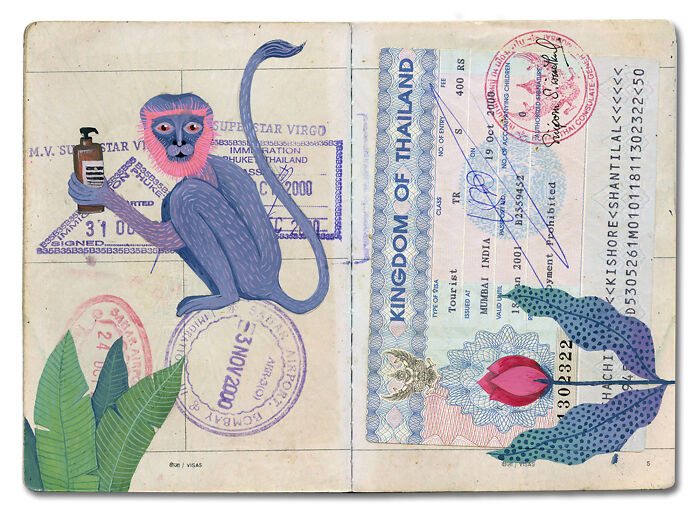This Artist Transformed Her Late Father’s Passport Into A Beautiful Memory Capsule (16 Pics) This Artist Transformed Her Late Father’s Passport Into A Beautiful Memory Capsule (16 Pics)