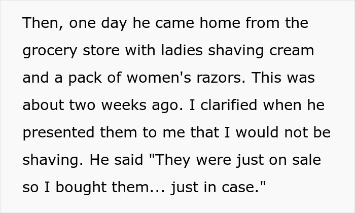 Woman Loses Rose-Tinted Glasses For BF After He Mocks Her Leg Hair Due To His Friends’ Comments Woman Loses Rose-Tinted Glasses For BF After He Mocks Her Leg Hair Due To His Friends’ Comments
