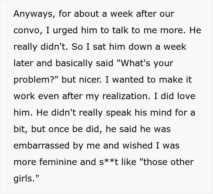 Woman Loses Rose-Tinted Glasses For BF After He Mocks Her Leg Hair Due To His Friends’ Comments Woman Loses Rose-Tinted Glasses For BF After He Mocks Her Leg Hair Due To His Friends’ Comments