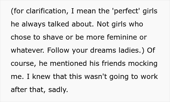 Woman Loses Rose-Tinted Glasses For BF After He Mocks Her Leg Hair Due To His Friends’ Comments Woman Loses Rose-Tinted Glasses For BF After He Mocks Her Leg Hair Due To His Friends’ Comments