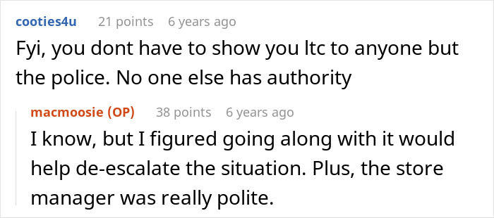 Shopper Accused Of Having A Weapon To Threaten Karen, But She Ends Up Leaving In Handcuffs Instead Shopper Accused Of Having A Weapon To Threaten Karen, But She Ends Up Leaving In Handcuffs Instead