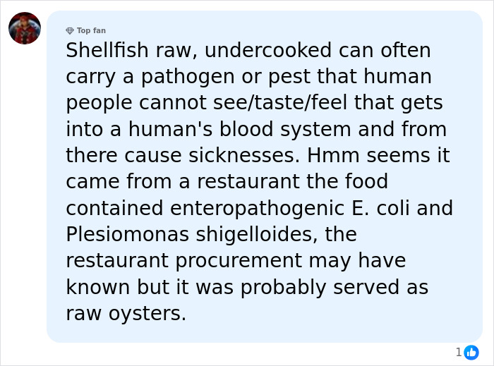 Family Celebration Takes A Dark Turn As Marine Vet Gets Brain Damage After Eating Raw Oysters Family Celebration Takes A Dark Turn As Marine Vet Gets Brain Damage After Eating Raw Oysters