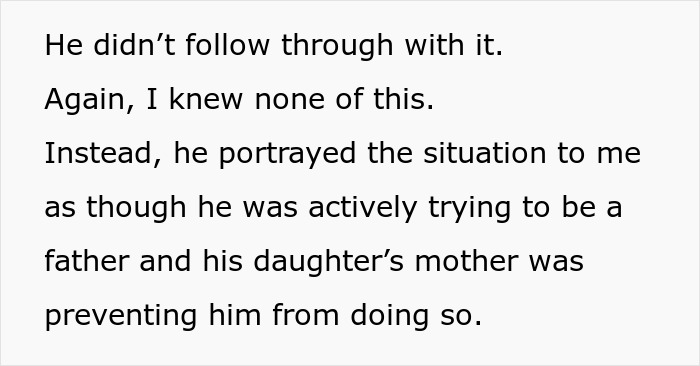 Guy Creates An Entire Fictional Relationship With His Child For A Year, GF Shell-Shocked Guy Creates An Entire Fictional Relationship With His Child For A Year, GF Shell-Shocked