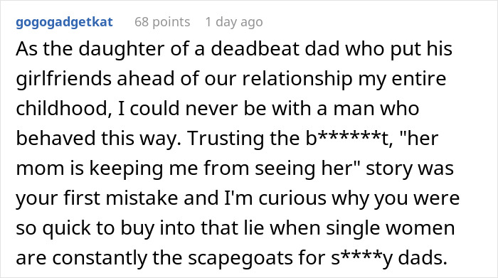 Guy Creates An Entire Fictional Relationship With His Child For A Year, GF Shell-Shocked Guy Creates An Entire Fictional Relationship With His Child For A Year, GF Shell-Shocked