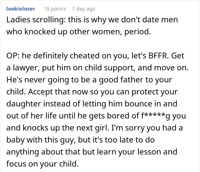 Guy Creates An Entire Fictional Relationship With His Child For A Year, GF Shell-Shocked Guy Creates An Entire Fictional Relationship With His Child For A Year, GF Shell-Shocked