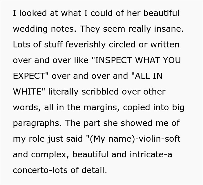 Bride Expects Former Classmate To Learn Violin For Her Wedding, Is Shocked When She Laughs Her Off Bride Expects Former Classmate To Learn Violin For Her Wedding, Is Shocked When She Laughs Her Off