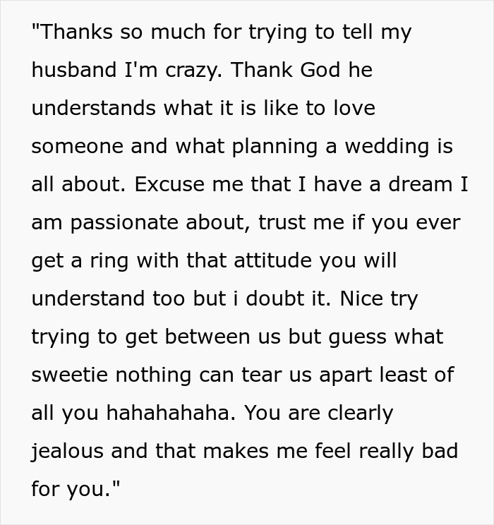 Bride Expects Former Classmate To Learn Violin For Her Wedding, Is Shocked When She Laughs Her Off Bride Expects Former Classmate To Learn Violin For Her Wedding, Is Shocked When She Laughs Her Off
