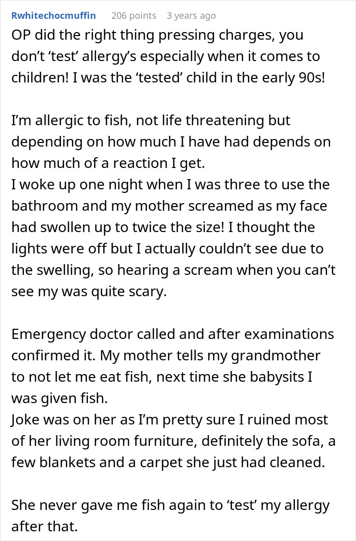 Woman’s Sister Deliberately Triggers Her Son’s Allergy, Claims She Was Making Him Stronger Woman’s Sister Deliberately Triggers Her Son’s Allergy, Claims She Was Making Him Stronger