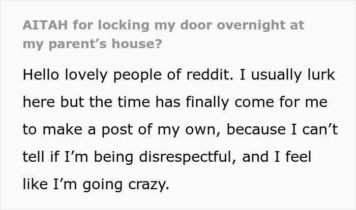 Controlling Mom Walks In On Her 22YO Daughter Whenever She Likes, Forbids Her From Locking The Door Controlling Mom Walks In On Her 22YO Daughter Whenever She Likes, Forbids Her From Locking The Door