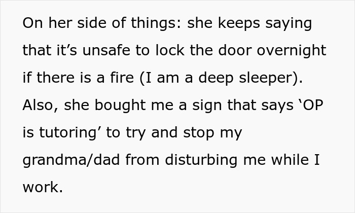 Controlling Mom Walks In On Her 22YO Daughter Whenever She Likes, Forbids Her From Locking The Door Controlling Mom Walks In On Her 22YO Daughter Whenever She Likes, Forbids Her From Locking The Door