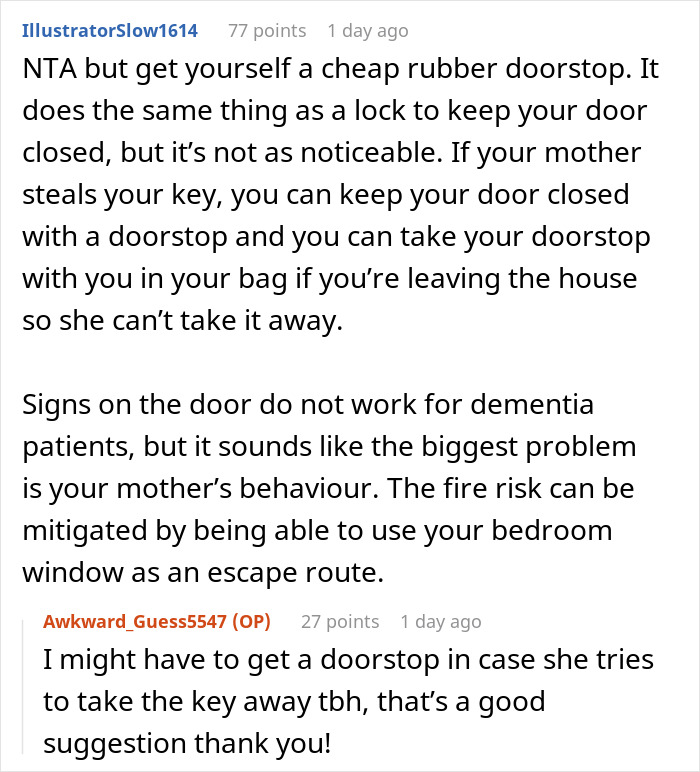 Controlling Mom Walks In On Her 22YO Daughter Whenever She Likes, Forbids Her From Locking The Door Controlling Mom Walks In On Her 22YO Daughter Whenever She Likes, Forbids Her From Locking The Door