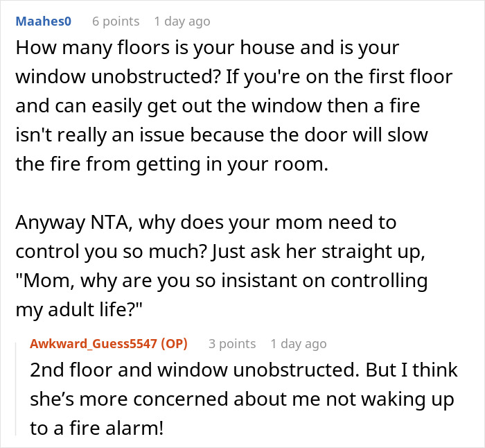 Controlling Mom Walks In On Her 22YO Daughter Whenever She Likes, Forbids Her From Locking The Door Controlling Mom Walks In On Her 22YO Daughter Whenever She Likes, Forbids Her From Locking The Door