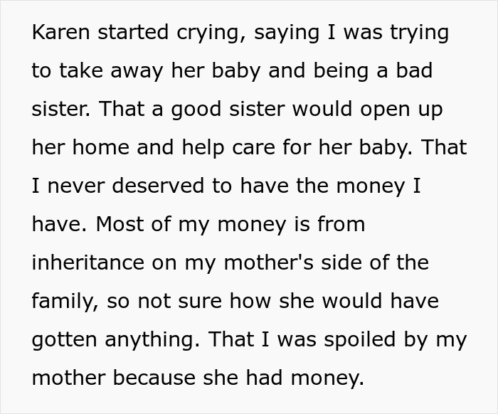 Half-Sis Taunts Woman Over Her Infertility, Months Later Decides She’d Make A Great Mom To Her Baby Half-Sis Taunts Woman Over Her Infertility, Months Later Decides She’d Make A Great Mom To Her Baby