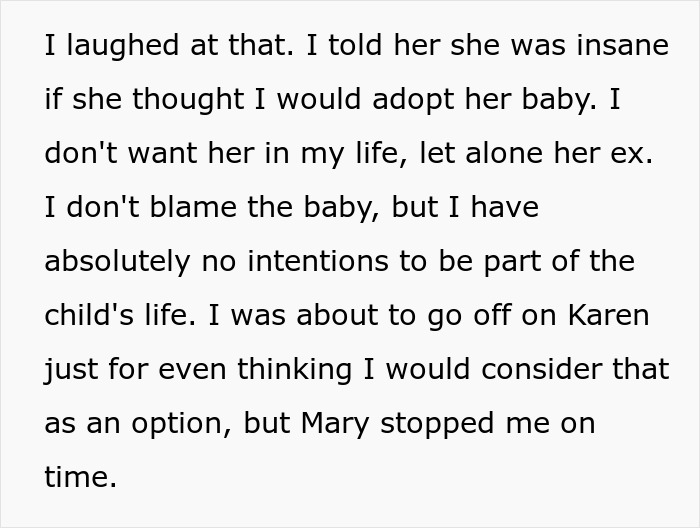 Half-Sis Taunts Woman Over Her Infertility, Months Later Decides She’d Make A Great Mom To Her Baby Half-Sis Taunts Woman Over Her Infertility, Months Later Decides She’d Make A Great Mom To Her Baby