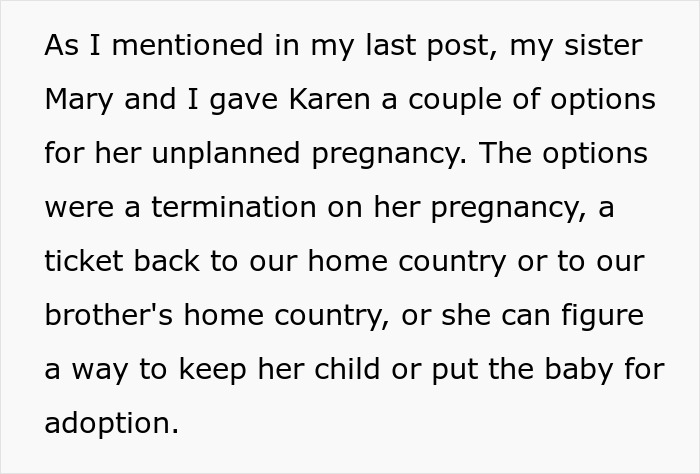 Half-Sis Taunts Woman Over Her Infertility, Months Later Decides She’d Make A Great Mom To Her Baby Half-Sis Taunts Woman Over Her Infertility, Months Later Decides She’d Make A Great Mom To Her Baby