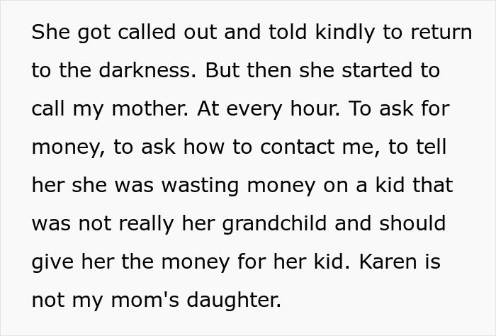 Half-Sis Taunts Woman Over Her Infertility, Months Later Decides She’d Make A Great Mom To Her Baby Half-Sis Taunts Woman Over Her Infertility, Months Later Decides She’d Make A Great Mom To Her Baby
