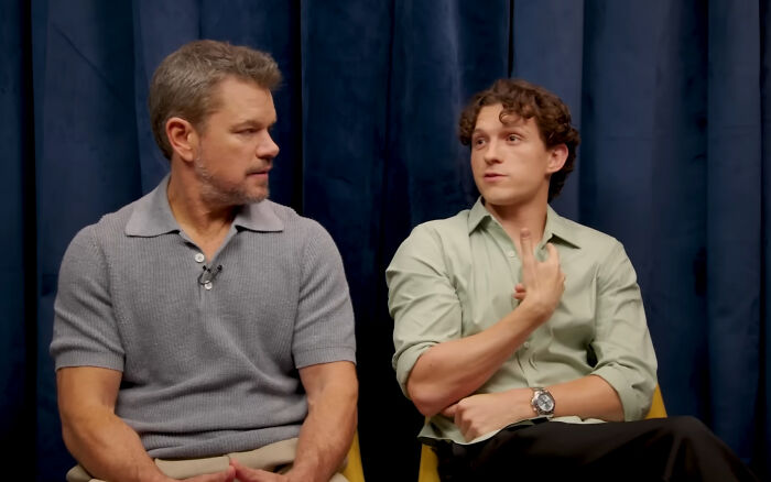 Matt Damon Shuts Down Tom Holland After He Ranked Himself Among The Greatest Actors In The History Of Britain Matt Damon Shuts Down Tom Holland After He Ranked Himself Among The Greatest Actors In The History Of Britain