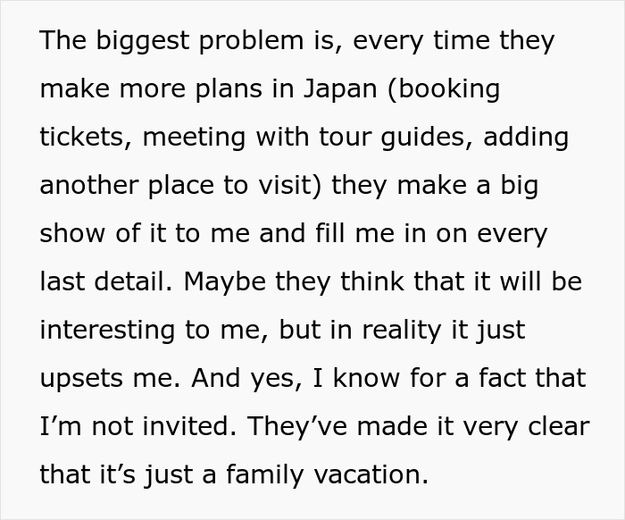 Woman Uncovers Her Boyfriend’s Family’s Cruel Plan After They Keep Rubbing Her Dream In Her Face Woman Uncovers Her Boyfriend’s Family’s Cruel Plan After They Keep Rubbing Her Dream In Her Face