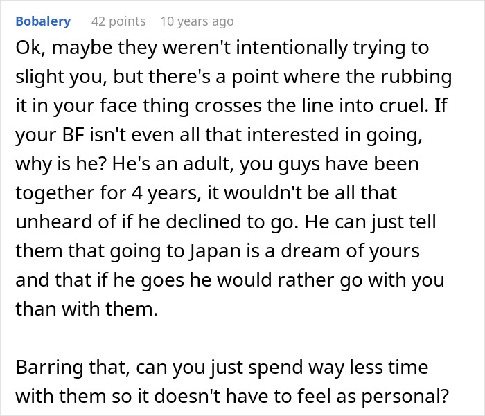 Woman Uncovers Her Boyfriend’s Family’s Cruel Plan After They Keep Rubbing Her Dream In Her Face Woman Uncovers Her Boyfriend’s Family’s Cruel Plan After They Keep Rubbing Her Dream In Her Face