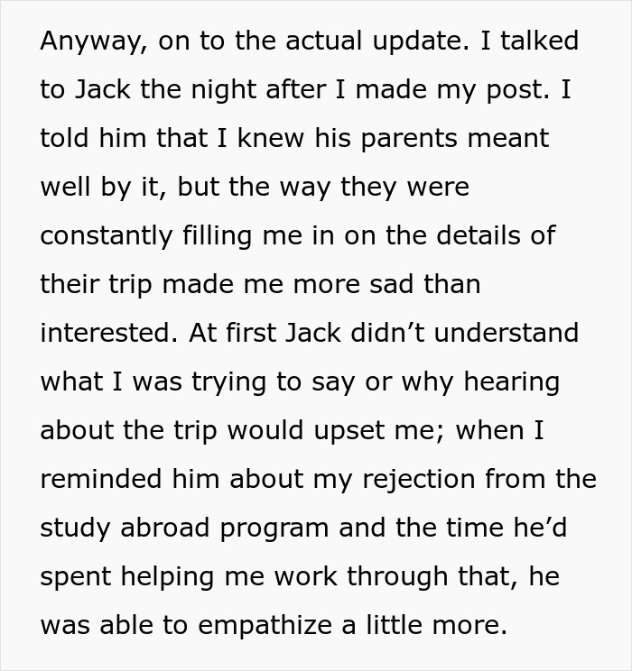 Woman Uncovers Her Boyfriend’s Family’s Cruel Plan After They Keep Rubbing Her Dream In Her Face Woman Uncovers Her Boyfriend’s Family’s Cruel Plan After They Keep Rubbing Her Dream In Her Face