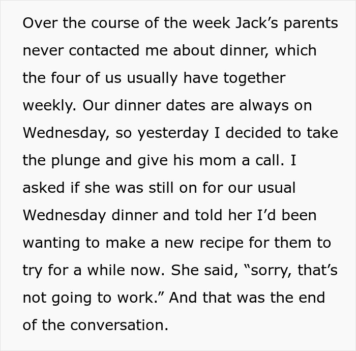 Woman Uncovers Her Boyfriend’s Family’s Cruel Plan After They Keep Rubbing Her Dream In Her Face Woman Uncovers Her Boyfriend’s Family’s Cruel Plan After They Keep Rubbing Her Dream In Her Face