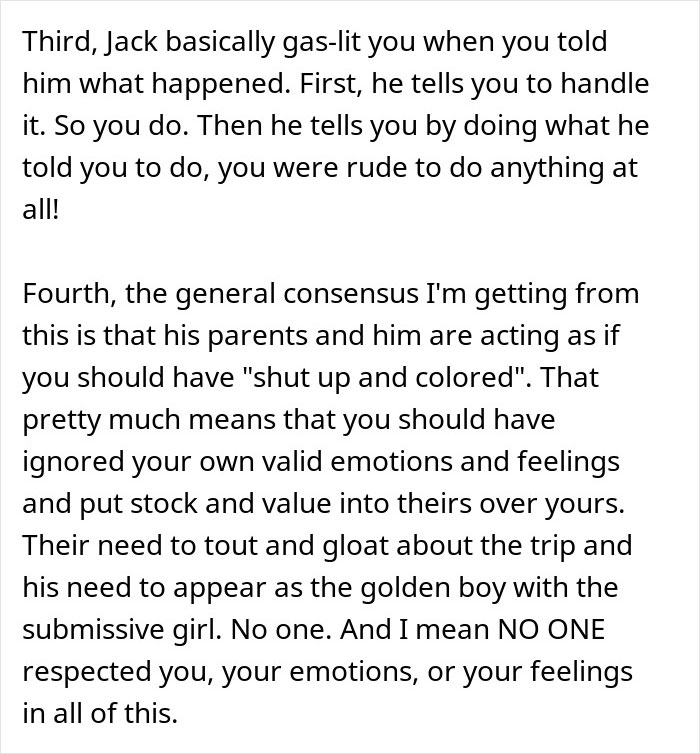 Woman Uncovers Her Boyfriend’s Family’s Cruel Plan After They Keep Rubbing Her Dream In Her Face Woman Uncovers Her Boyfriend’s Family’s Cruel Plan After They Keep Rubbing Her Dream In Her Face