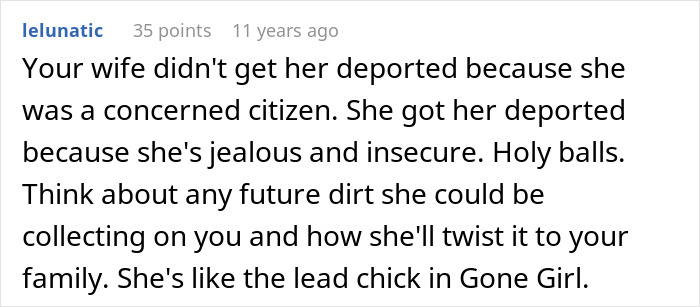 Wife’s Jealousy Escalates Into A Secret Police Call That Ends In Deportation Wife’s Jealousy Escalates Into A Secret Police Call That Ends In Deportation