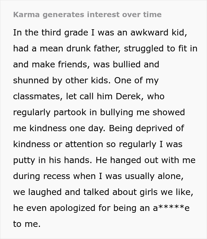 Bully Gaslights Kid Over A Batman Toy, It Costs Him $950K When They Meet Again 20 Years Later Bully Gaslights Kid Over A Batman Toy, It Costs Him $950K When They Meet Again 20 Years Later