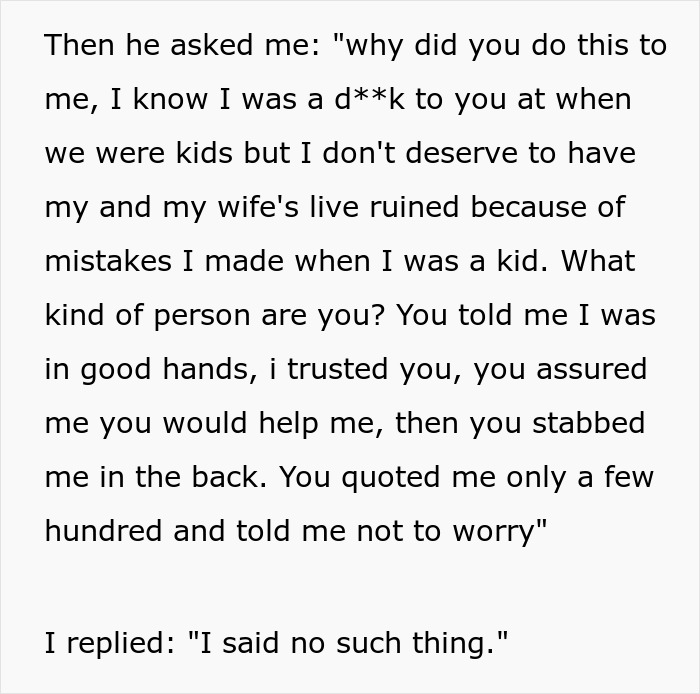 Bully Gaslights Kid Over A Batman Toy, It Costs Him $950K When They Meet Again 20 Years Later Bully Gaslights Kid Over A Batman Toy, It Costs Him $950K When They Meet Again 20 Years Later