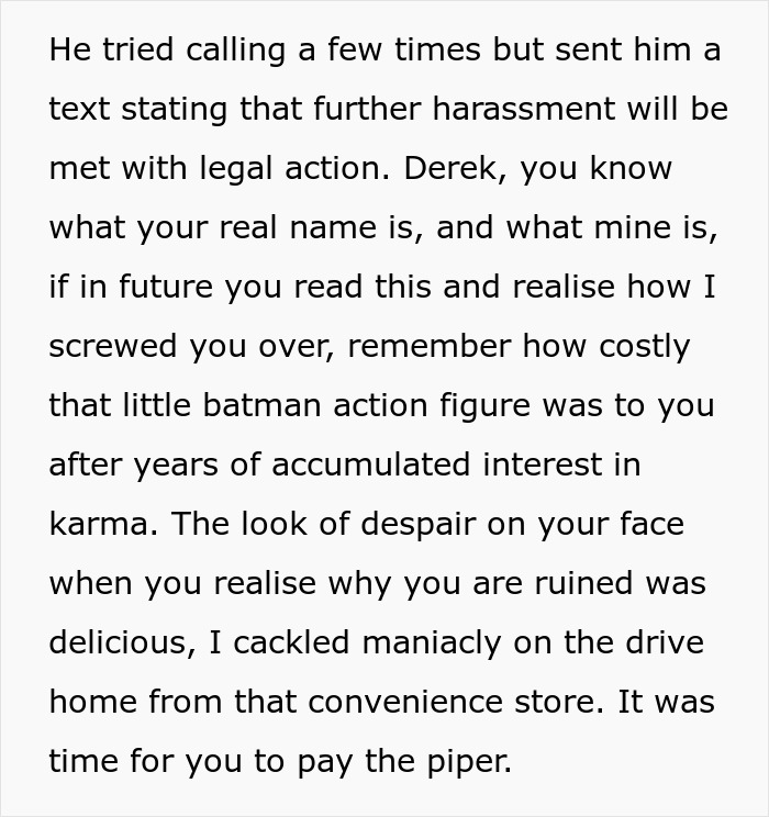 Bully Gaslights Kid Over A Batman Toy, It Costs Him $950K When They Meet Again 20 Years Later Bully Gaslights Kid Over A Batman Toy, It Costs Him $950K When They Meet Again 20 Years Later