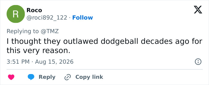 Karma Strikes As 13-Year-Old Faces Charges After Dodgeball Incident Leaves Ex-Girlfriend Hospitalized Karma Strikes As 13-Year-Old Faces Charges After Dodgeball Incident Leaves Ex-Girlfriend Hospitalized