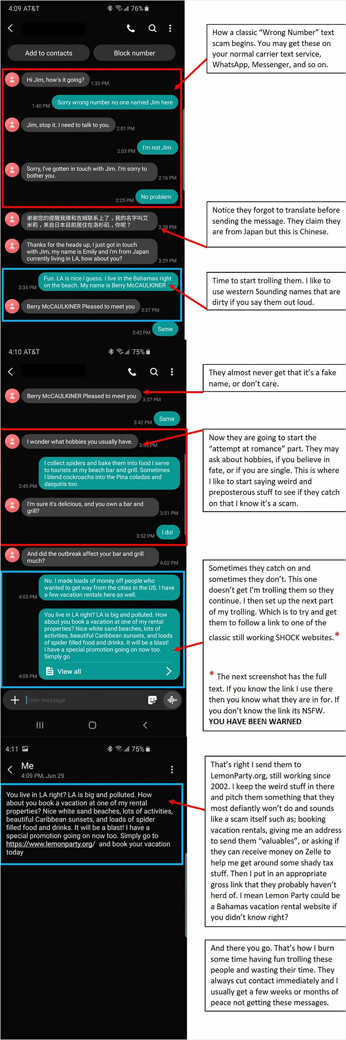 “Rookie Move”: 55 Times Scammers Messed With The Wrong Person, And Hilarity Ensued (New Pics) “Rookie Move”: 55 Times Scammers Messed With The Wrong Person, And Hilarity Ensued (New Pics)