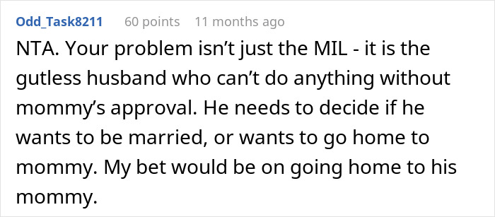 Woman Is Done After Her Husband Lets His Mom Control Their Marriage Woman Is Done After Her Husband Lets His Mom Control Their Marriage