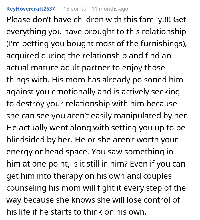 Woman Is Done After Her Husband Lets His Mom Control Their Marriage Woman Is Done After Her Husband Lets His Mom Control Their Marriage