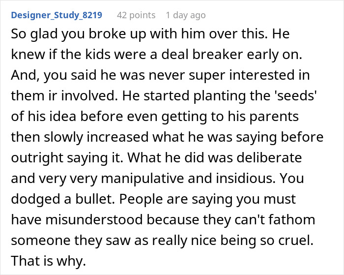 Man Wants To Be With His GF But Not Her Children, Suggests A Preposterous “Compromise” Man Wants To Be With His GF But Not Her Children, Suggests A Preposterous “Compromise”