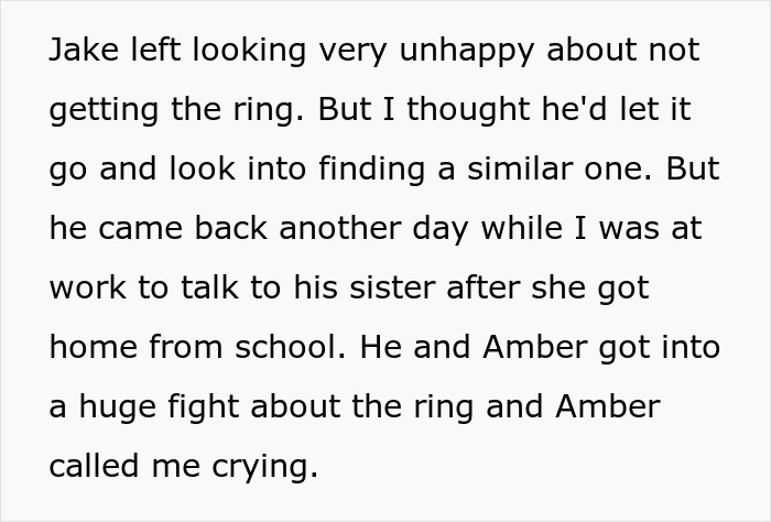 Son Steals A Family Heirloom To Propose, And Then Accuses His Dad Of Ruining His Life Son Steals A Family Heirloom To Propose, And Then Accuses His Dad Of Ruining His Life