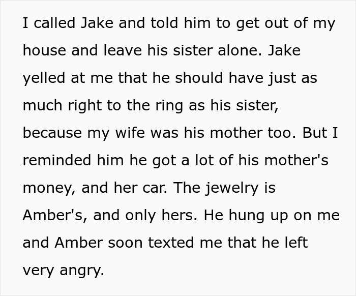 Son Steals A Family Heirloom To Propose, And Then Accuses His Dad Of Ruining His Life Son Steals A Family Heirloom To Propose, And Then Accuses His Dad Of Ruining His Life