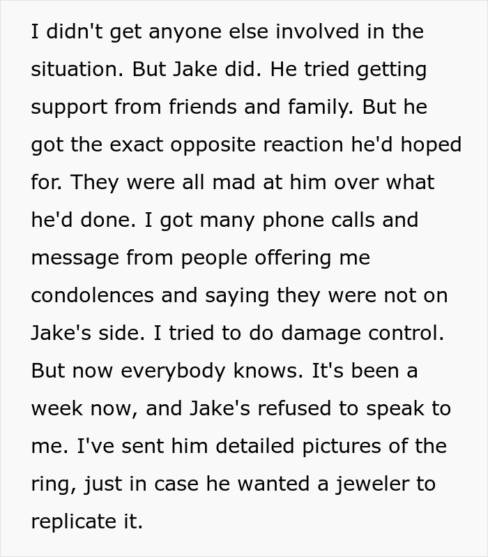 Son Steals A Family Heirloom To Propose, And Then Accuses His Dad Of Ruining His Life Son Steals A Family Heirloom To Propose, And Then Accuses His Dad Of Ruining His Life
