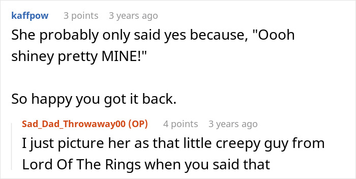 Son Steals A Family Heirloom To Propose, And Then Accuses His Dad Of Ruining His Life Son Steals A Family Heirloom To Propose, And Then Accuses His Dad Of Ruining His Life