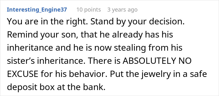 Son Steals A Family Heirloom To Propose, And Then Accuses His Dad Of Ruining His Life Son Steals A Family Heirloom To Propose, And Then Accuses His Dad Of Ruining His Life