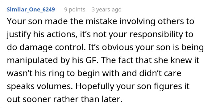 Son Steals A Family Heirloom To Propose, And Then Accuses His Dad Of Ruining His Life Son Steals A Family Heirloom To Propose, And Then Accuses His Dad Of Ruining His Life