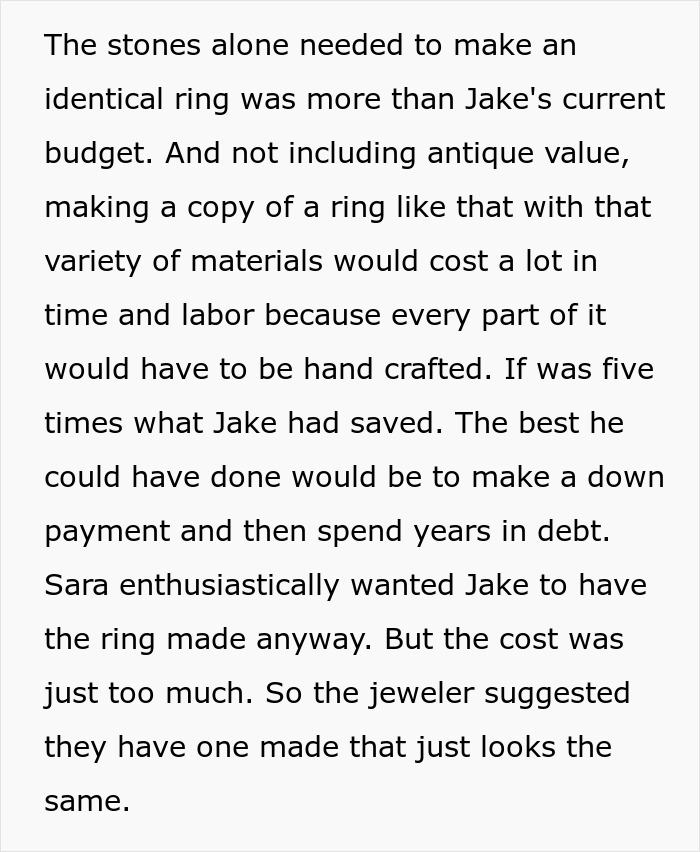 Son Steals A Family Heirloom To Propose, And Then Accuses His Dad Of Ruining His Life Son Steals A Family Heirloom To Propose, And Then Accuses His Dad Of Ruining His Life