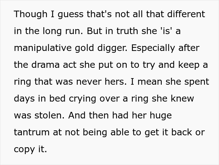 Son Steals A Family Heirloom To Propose, And Then Accuses His Dad Of Ruining His Life Son Steals A Family Heirloom To Propose, And Then Accuses His Dad Of Ruining His Life