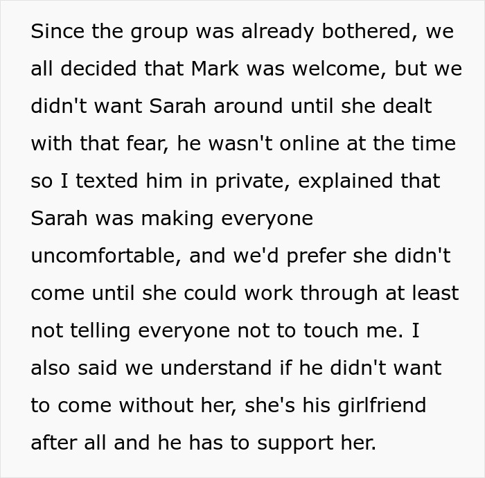Friend Group Tells Woman With OCD She’s No Longer Welcome, Her Boyfriend Absolutely Loses It Friend Group Tells Woman With OCD She’s No Longer Welcome, Her Boyfriend Absolutely Loses It