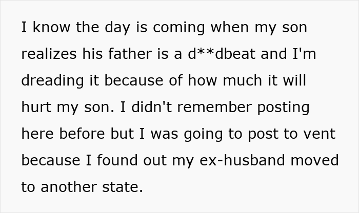 Guy Cheats On Pregnant Wife, His Unwillingness To Want Custody After Son Is Born Hurts Her More Guy Cheats On Pregnant Wife, His Unwillingness To Want Custody After Son Is Born Hurts Her More