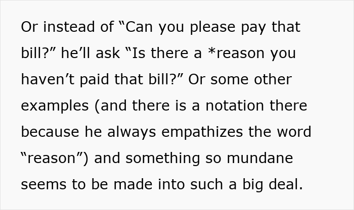 Wife Says Her Hubby’s Questions Put Her On Edge, He Tells Her She’s Making A Big Deal Out Of Nothing