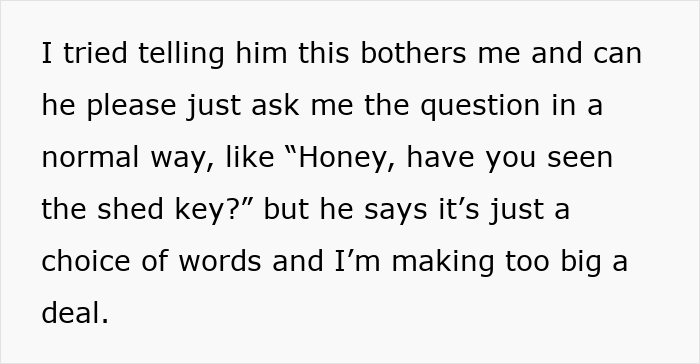 Wife Says Her Hubby’s Questions Put Her On Edge, He Tells Her She’s Making A Big Deal Out Of Nothing
